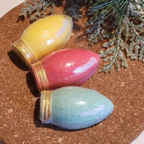 Mini bombe de bain à la canne de bonbon