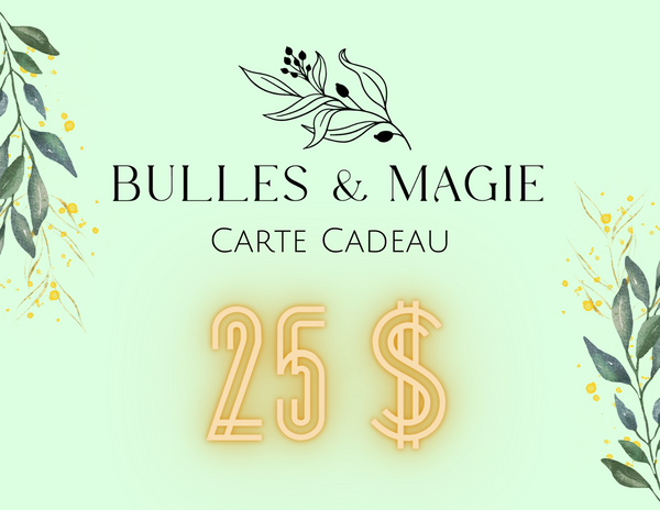 Carte cadeau Bulles & Magie