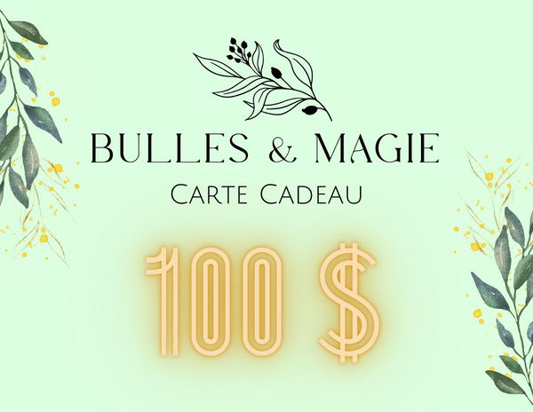 Carte cadeau Bulles & Magie